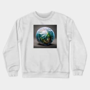 Earth Wrapped in a Plastic Bag Crewneck Sweatshirt